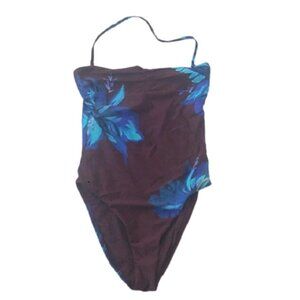 BCBGMAXAZRIA Women's Bandeau One Piece Swimsuit, 8